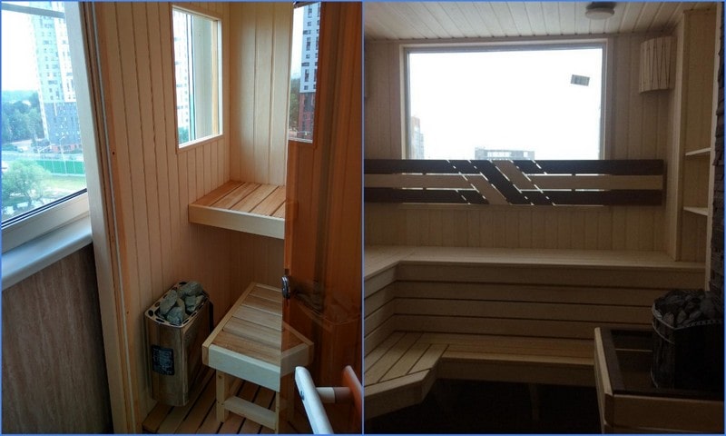 Сауна в квартире своими руками: ванная, балкон, кладовка. Проекты и фото
