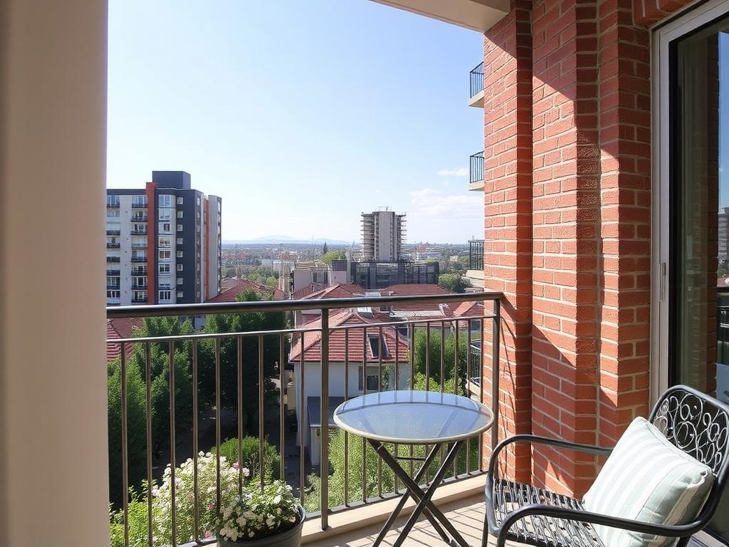 balcony in the apartmentфото