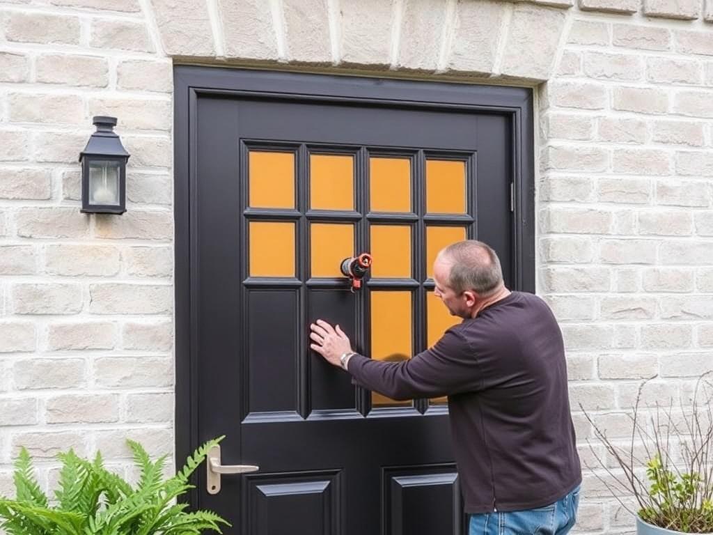 How to check the airtightness of an exterior metal doorфото